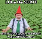 PT destaca 'Lula da sorte' e melhora econ&ocirc;mica, apesar do d&oacute;lar acima de R$ 6. 