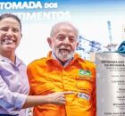 Raquel Lyra e Lula na Refinaria Abreu e Lima.