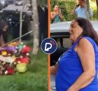 Idosa &eacute; presa por racismo na frente da casa de Lula.