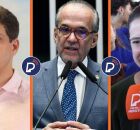 Jo&atilde;o Campos, Fernando Dueire e Raquel Lyra.