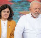 Lula e N&iacute;sia Trindade.