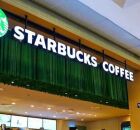 Fachada de cafeteria da Starbucks.