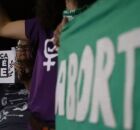 Protesto pr&oacute;-aborto.