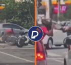 Motorista atropela bandidos. 