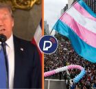 Trump afirma que ir&aacute; acabar com a "insanidade de transg&ecirc;neros" nas escolas norte-americanas.