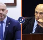 Daniel Silveira e Alexandre de Moraes.