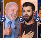 Pablo Mar&ccedil;al, Lula, Gusttavo Lima e Tarc&iacute;sio de Freitas. 