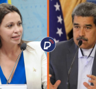 Corina Machado e Maduro. 