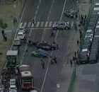 Acidente na Avenida Mascarenhas de Moraes.