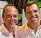 Rodrigo Bocardi ao lado do prefeito Paulo Wiazowski Filho (PP).