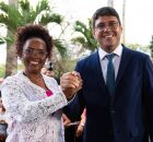 Comandante D&eacute;bora e Diego Cabral.