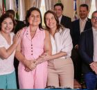 Prefeita&nbsp;Elcione&nbsp;participa de assinatura para constru&ccedil;&atilde;o de creches