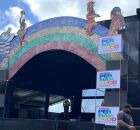 Palco "Pernambuco Meu Pa&iacute;s", no Recife Antigo para shows nos dias de Carnaval