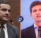 Vereador do Recife, Davi Muniz, e prefeito Jo&atilde;o Campos.