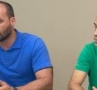 Deputado federal Eduardo Bolsonaro ao lado do deputado estadual Alberto&nbsp;Coronel Feitosa, ambos do PL.  (PL)