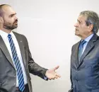 Eduardo Bolsonaro e Valdemar Costa Neto 