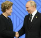 Ex presidente Dilma Rousseff e Vladimir Putin.