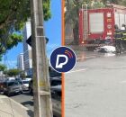 Quase dois meses ap&oacute;s morte de jovem eletrocutado no Recife, fios continuam expostos.