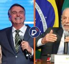Bolsonaro ao lado de Michelle e Lula.