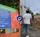 Gilson Filho denuncia obra atrasada da Prefeitura do Recife.