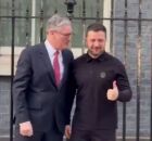 Keir Starmer e Volodimir Zelensky