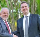 Lula e Rodrigo Pacheco.