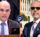 Ministro do STF, Alexandre de Moraes e Allan dos Santos.