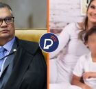 Ministro Fl&aacute;vio Dino e D&eacute;bora Rodrigues dos Santos