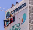 Descida do Homem-Aranha da Caixa D'&aacute;gua da Compesa no Carnaval 2025 de Olinda