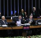 Presidente da C&acirc;mara dos Deputados, Hugo Motta. 