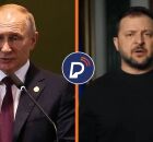 Vladimir Putin e Volodymyr Zelensky.