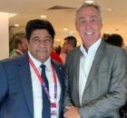 Presidente da CBF, Ednaldo Rodrigues, e presidente da FPF, Evandro Carvalho.