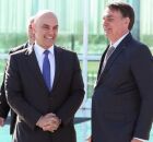 Alexandre de Moraes e Jair Bolsonaro