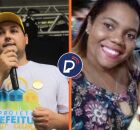 Sergio Hacker, condenado pelo TCE, e Mirtes Renata ao lado do seu filho Miguel Ot&aacute;vio.