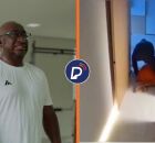 Advogado criminalista Jo&atilde;o Neto e momento da agress&atilde;o.