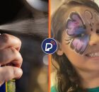 Desafio do Desodorante: spray e menina Sarah que faleceu ao inalar produto.