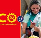 Sigla do PCO e cabeleireira em atos do 8 de janeiro.