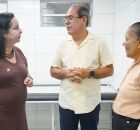 Mano Medeiros e secret&aacute;ria de sa&uacute;de Zelma Pess&ocirc;a.