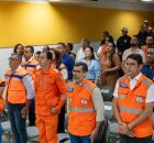 Prefeito Diego Cabral no lan&ccedil;amento do programa "Defesa Civil nas Comunidades".