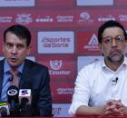 Roberto Pimentel, advogado do N&aacute;utico e Bruno Becker, Presidente do clube. 