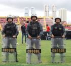 Efetivo de 881 policiais militares na partida entre Sport x Palmeiras.&nbsp;