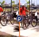 Delegada em discuss&atilde;o com entregador. 