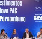 Governadora de Pernambuco em evento do Novo PAC.