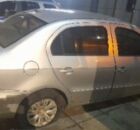 Carro roubado e recuperado pela Pol&iacute;cia.