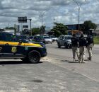 Agentes da PRF em preparo para a Opera&ccedil;&atilde;o Dia do Trabalho.