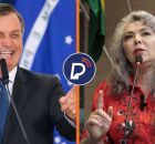 Jair Bolsonaro e Liana Cirne.