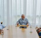 Lula durante encontro com  lideran&ccedil;as pol&iacute;ticas