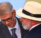 Ministro Sid&ocirc;nio Palmeira e presidente Lula.