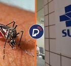 Mosquito e hospital do SUS.