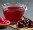 Ch&aacute; de hibisco.